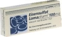 EISENSULFAT Lomapharm 100 mg Filmtabletten