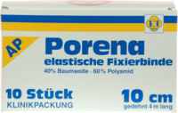 PORENA elast.Mullbinde 10 cm weiß o.Cello