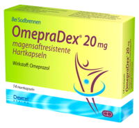 OMEPRADEX 20 mg magensaftresistente Hartkapseln